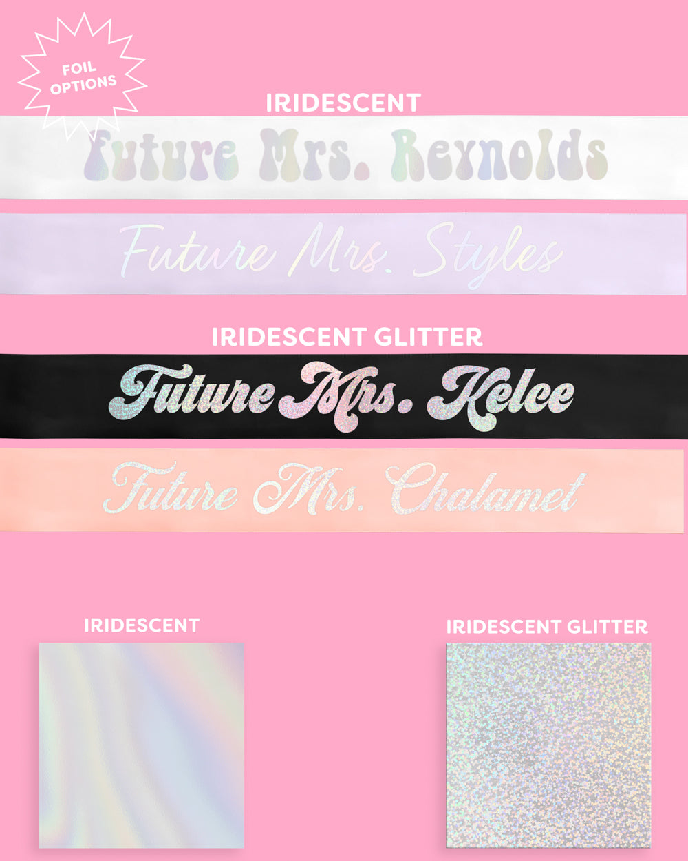 Future Mrs Sash - customizable sash