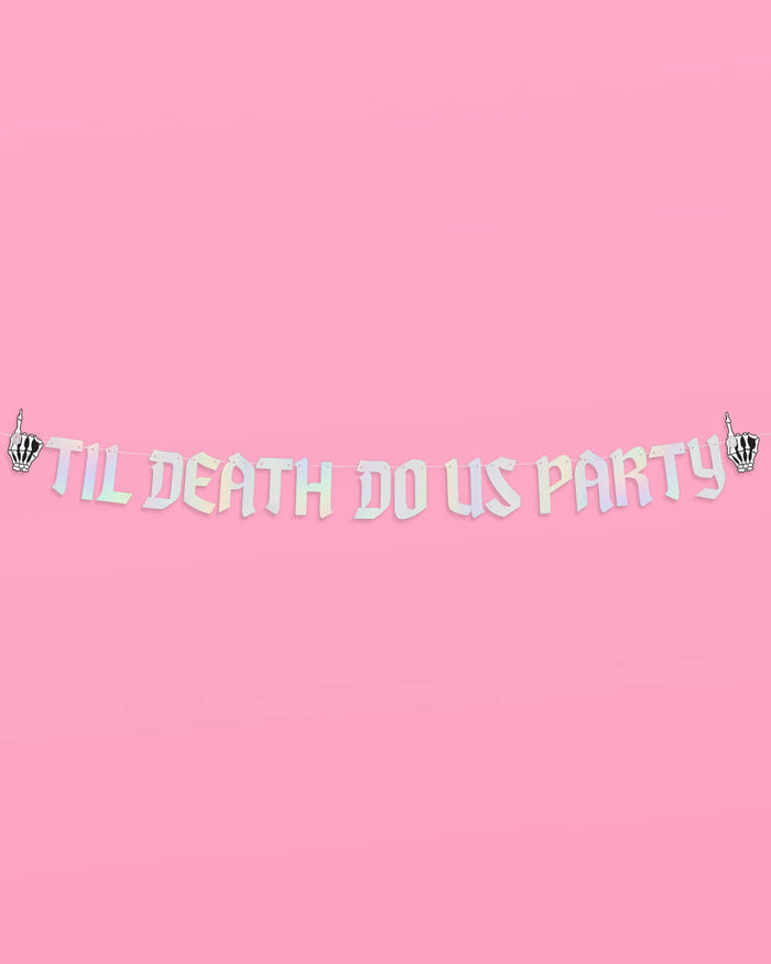 Till Death Banner - two piece banner