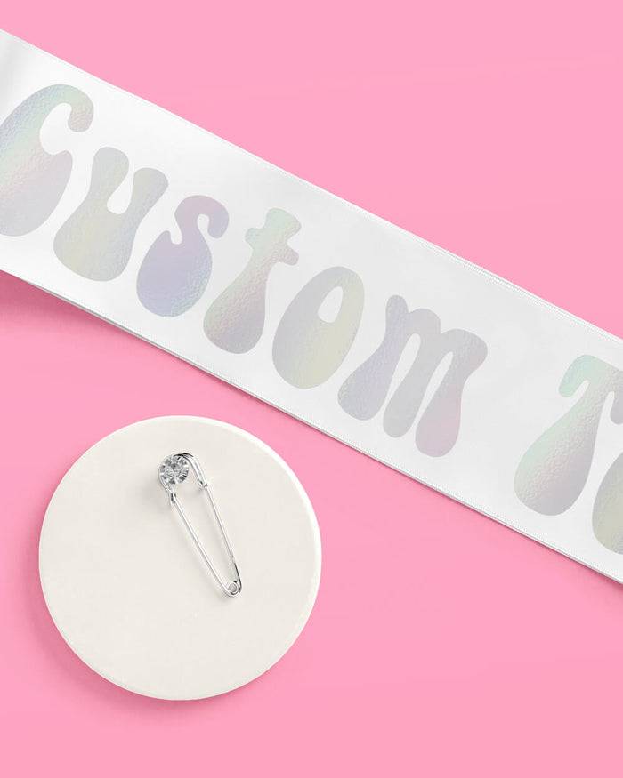 Groovy Custom Sash - customizable sash