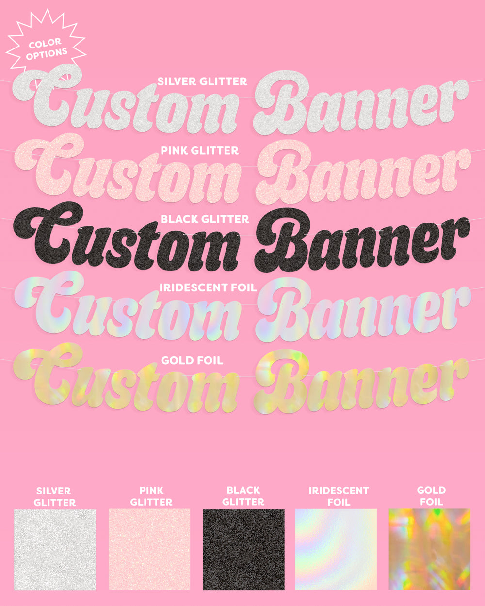 Disco Custom Banner - customizable banner