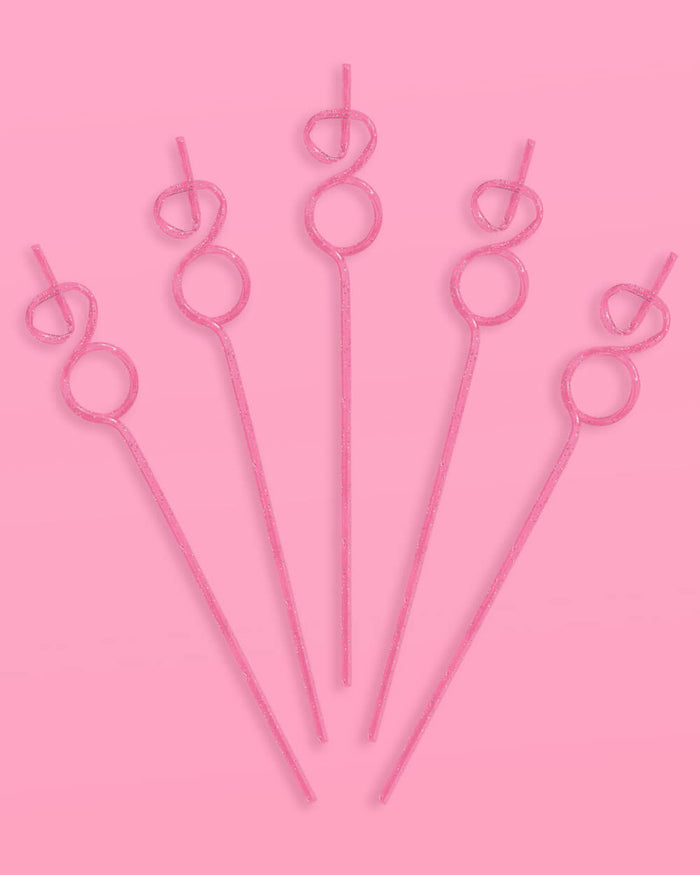 Mini Diamond Straws - 16 reusable straws