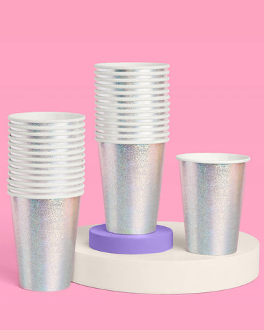 Shimmer Cups - 50 paper cups