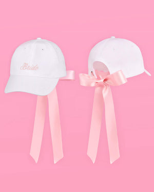 Tying the Knot Hat - embroidered hat + bow