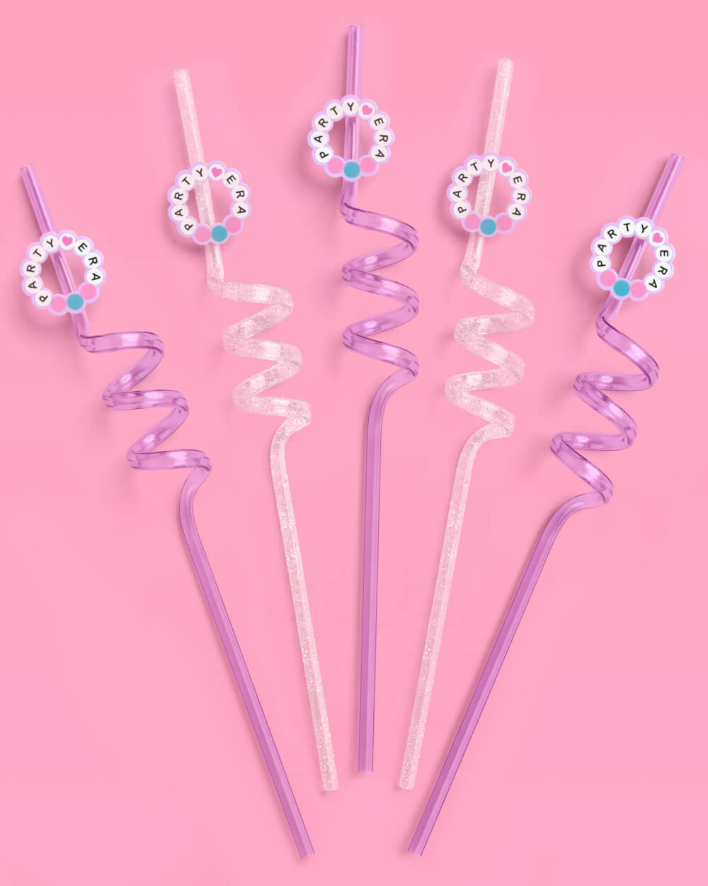 Party Era Straws - 12 reusable straws