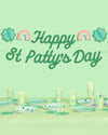 Happy St. Patty's Day Banner - 3D glitter banner