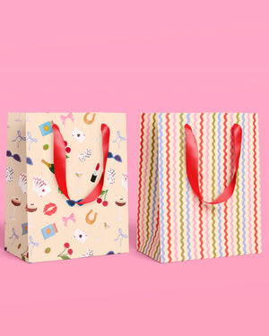 Cute Girl Gift Bag Set - 6 gift bags