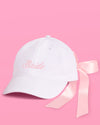 Tying the Knot Hat - embroidered hat + bow