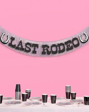 Last Rodeo Banner - two piece banner