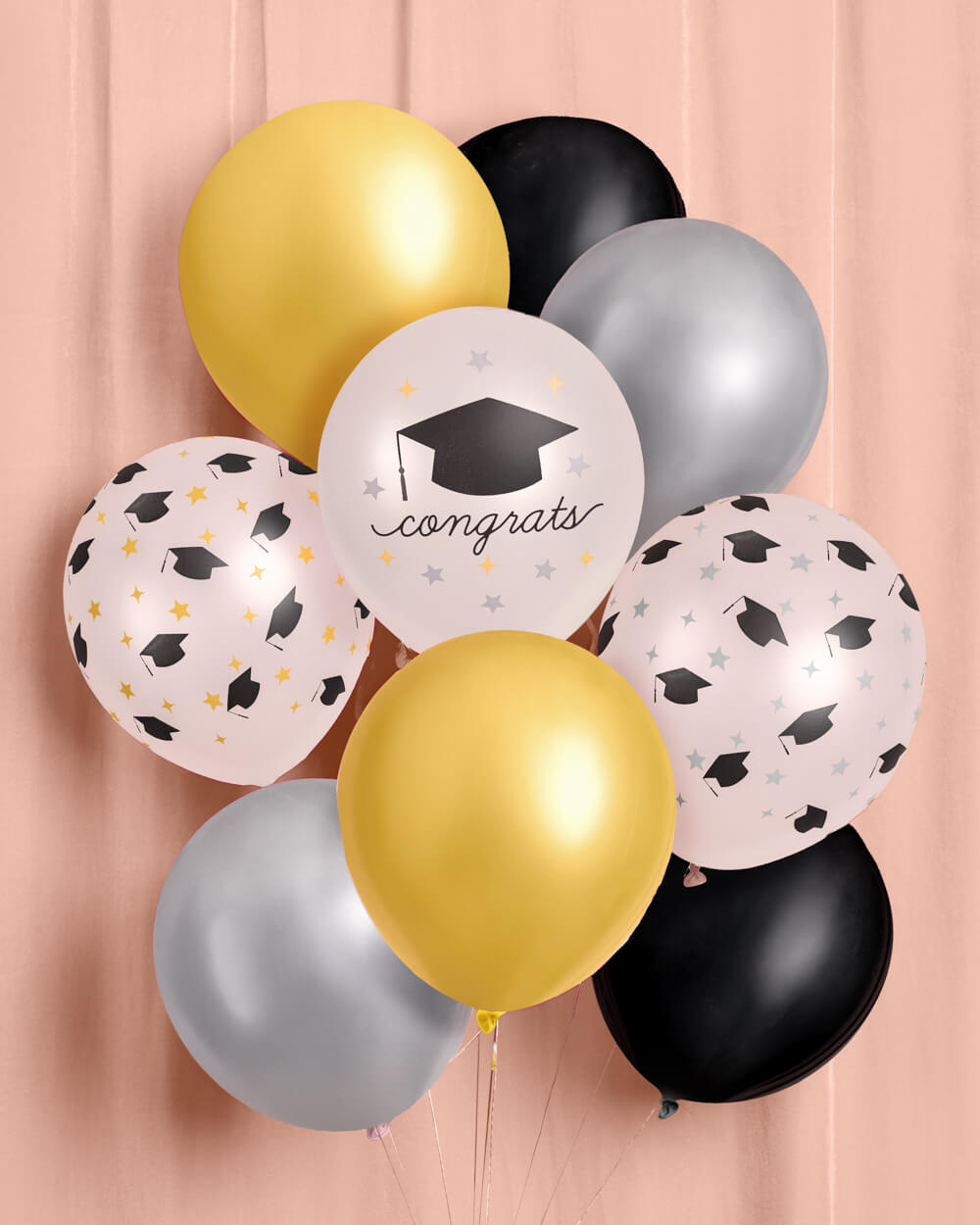 Congrats Grad Balloon Pack - 24 latex balloons