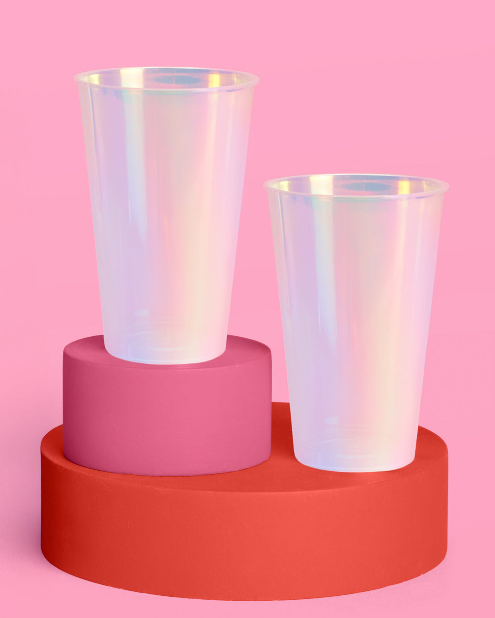 Iridescent Cups - 16 iridescent 16oz cups