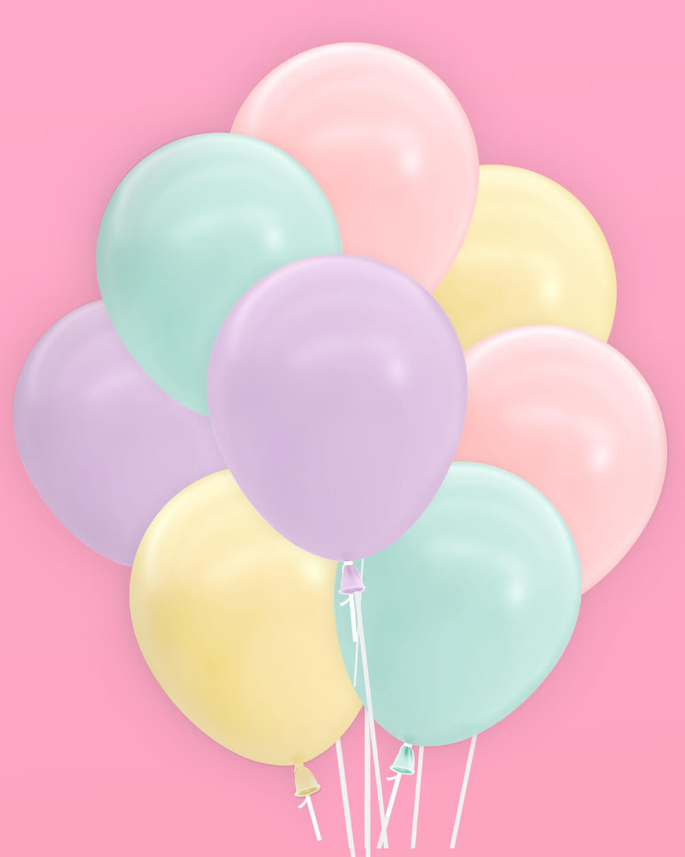 Pastel Balloon Pack - 24 matte balloons