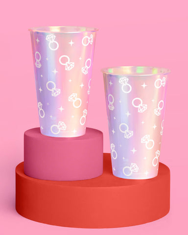 Engaged Era Cups - 16 plastic cups