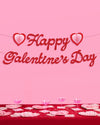 Happy Galentine's Day Banner - 3D glitter banner