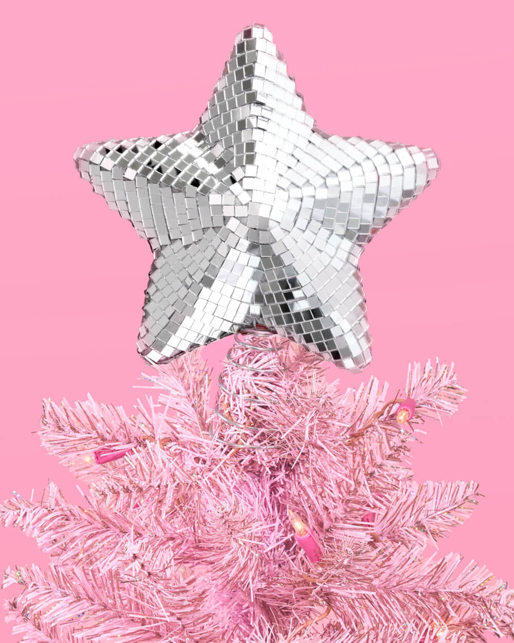 Disco Star Tree Topper - christmas tree topper