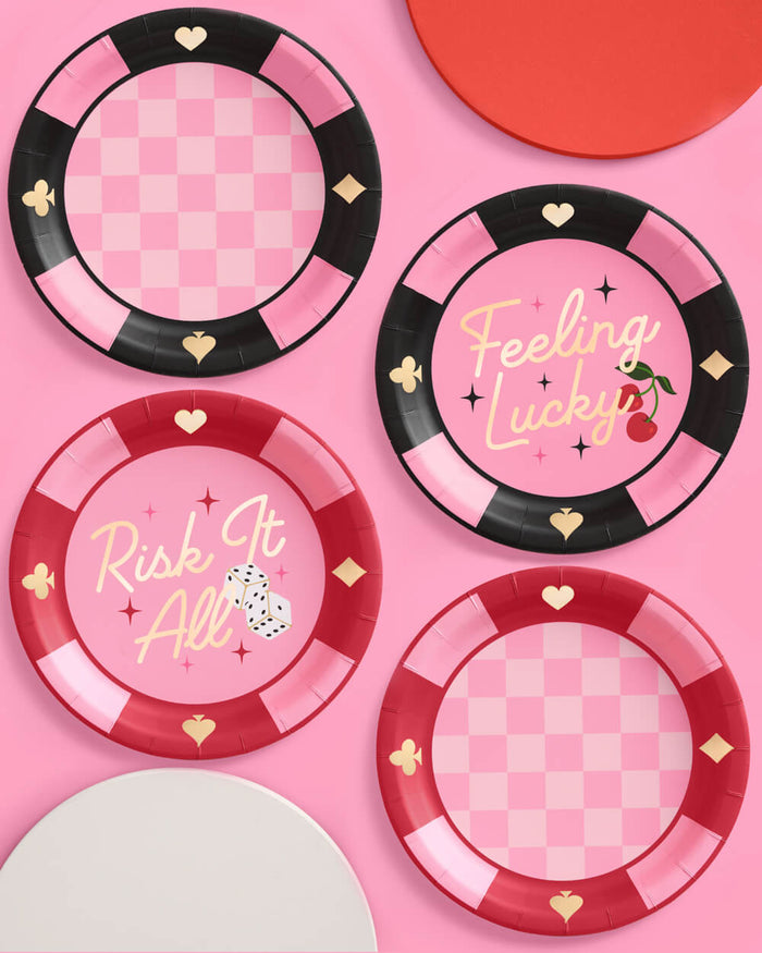 Feeling Lucky Plates - 24 paper plates