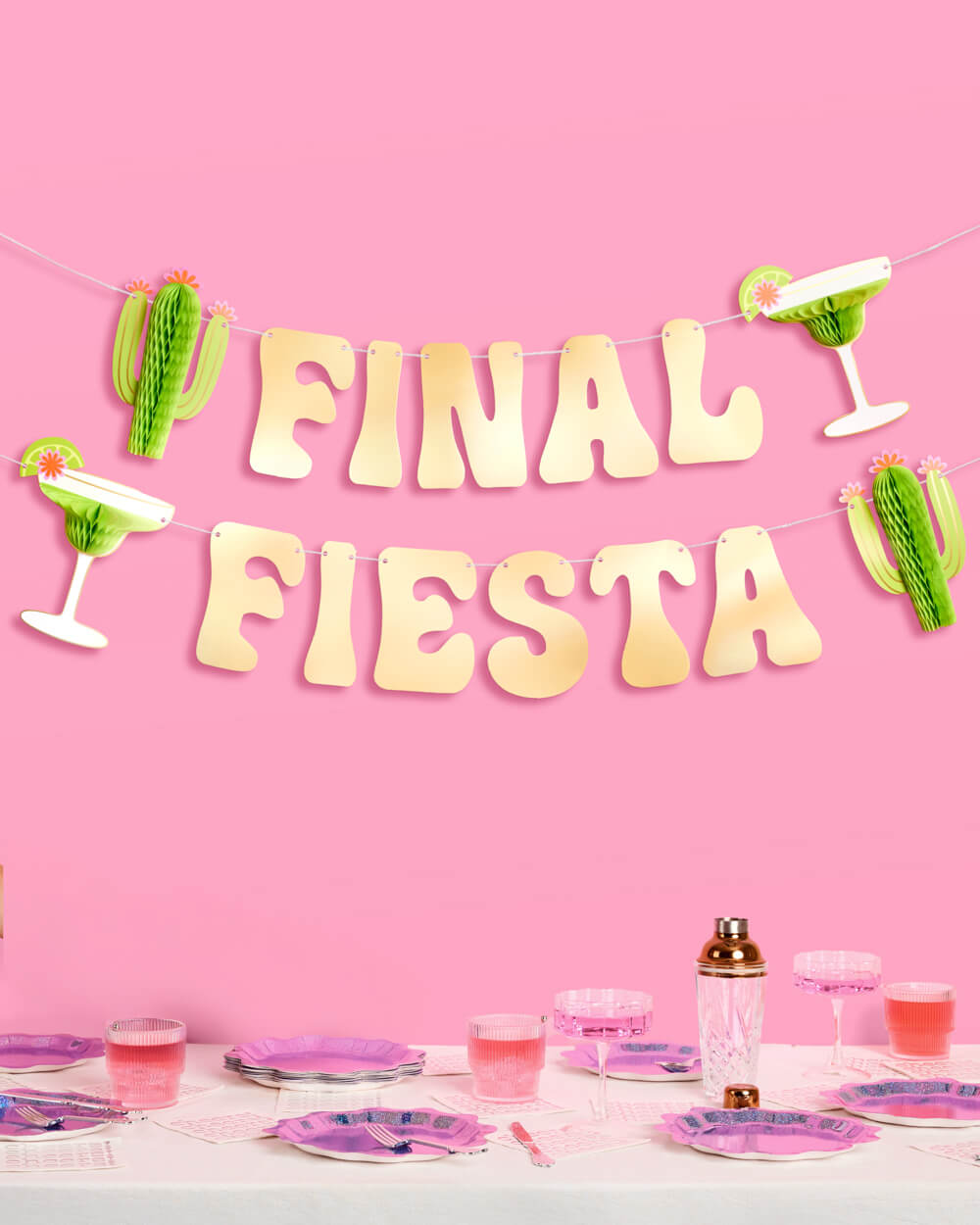 Final Fiesta Banner - 3D paper banner