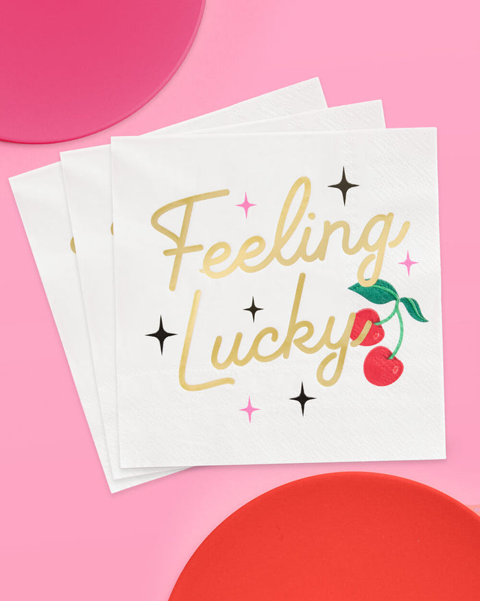 Feeling Lucky Napkins - 25 paper napkins