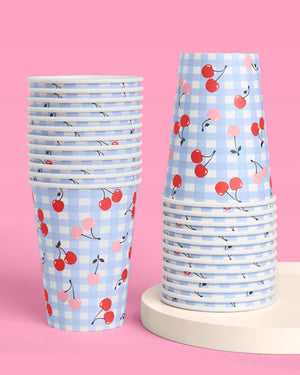 Cherry Cups - 24 paper cups