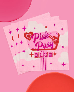 Pink Pony Club Napkins - 25 paper napkins