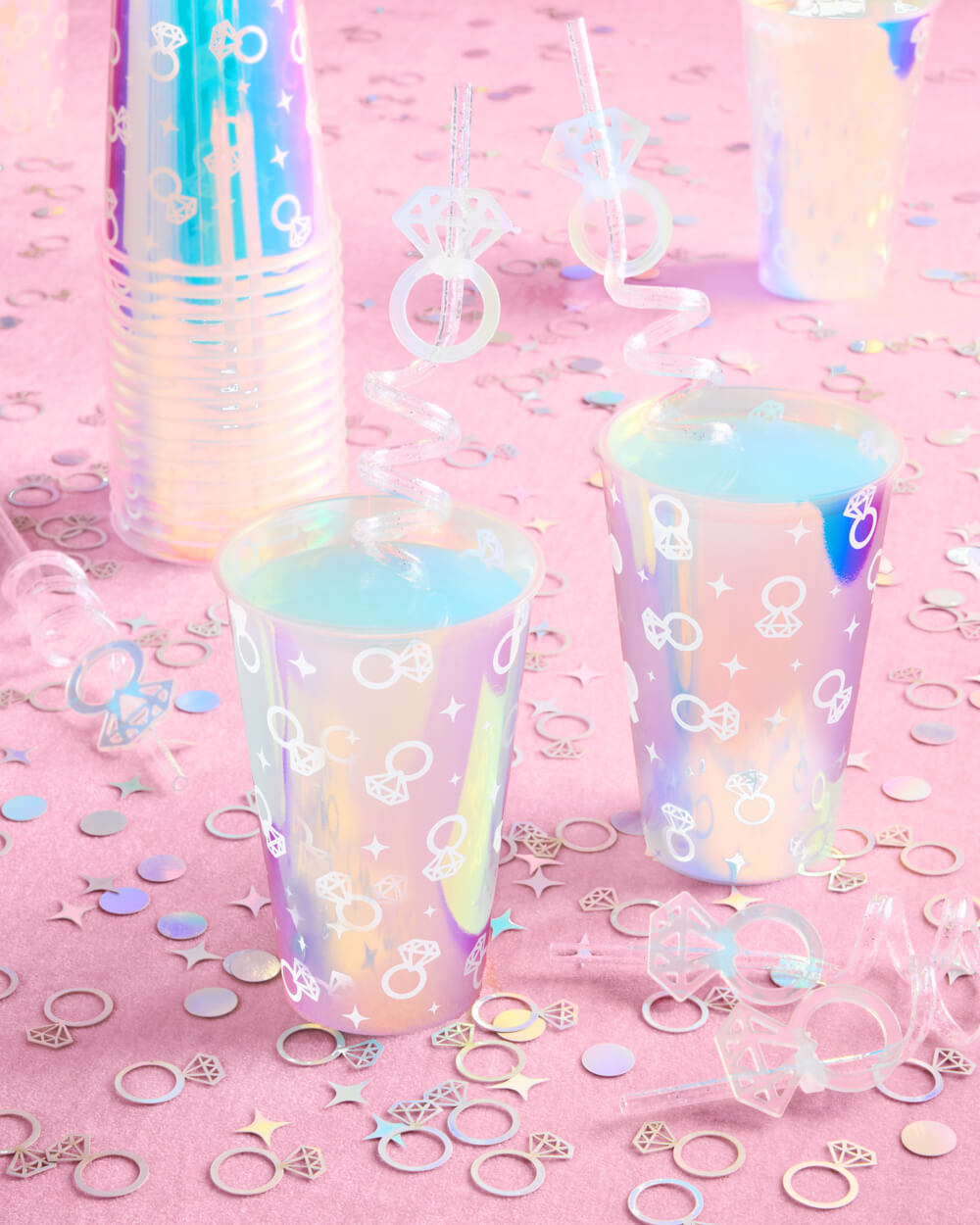 Engaged Era Pack - cups, straws + confetti