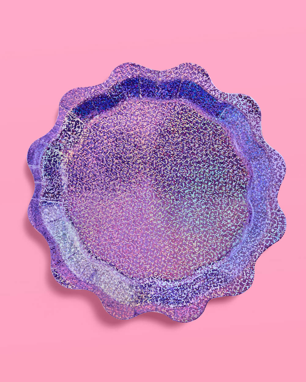 Purple Shimmer Plates - 25 paper plates