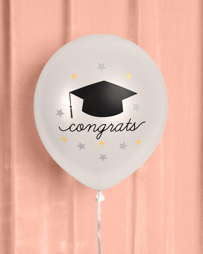 Congrats Grad Balloon Pack - 24 latex balloons