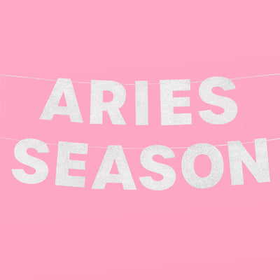 Aries Season Banner xo Fetti