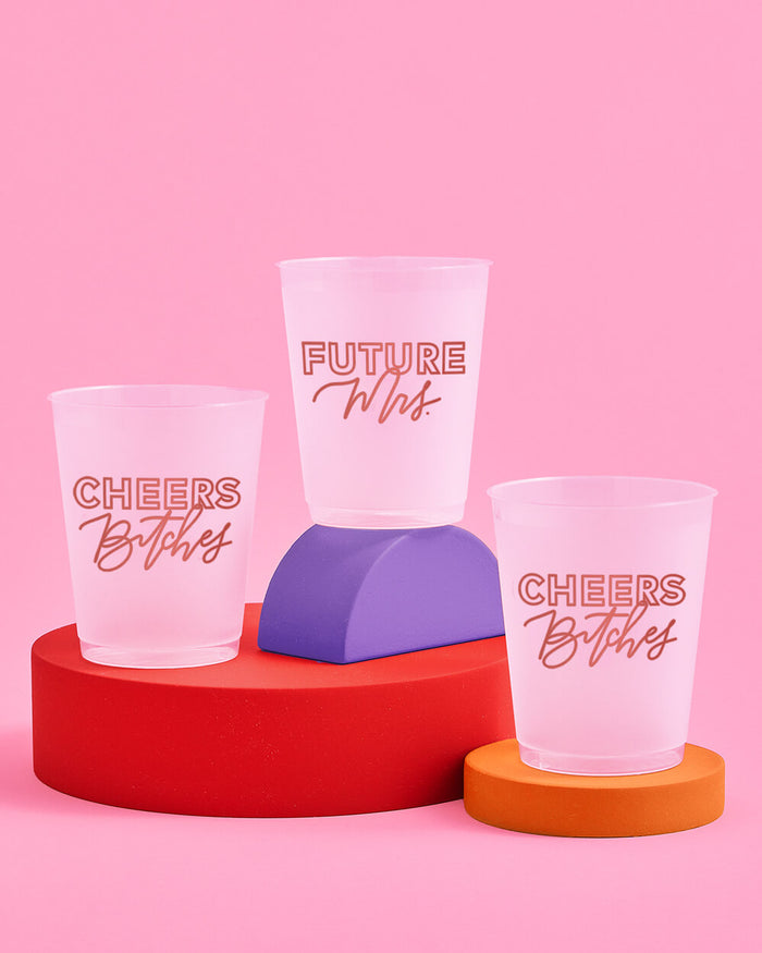 Baby Gender Party Cups The Big Reveal Pink and Blue Cup Set With Lids Straws