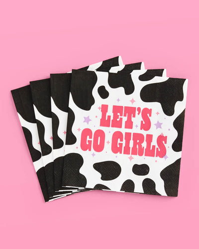 Let's Go Girls | Pink Cowboy Cowgirl Rodeo Hat Preppy Aesthetic  Bachelorette Party | HOWDY Y'ALL | White Background | Tapestry